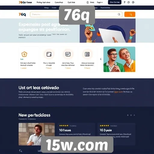 Avaliação da interface do site 76q